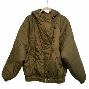 Raglan Puffer Coat